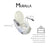 Elévateur de salle de bain Mobiclinic Modèle Muralla avec couvercle, pliable et réglable jusqu'à 5, 10 et 15 cm