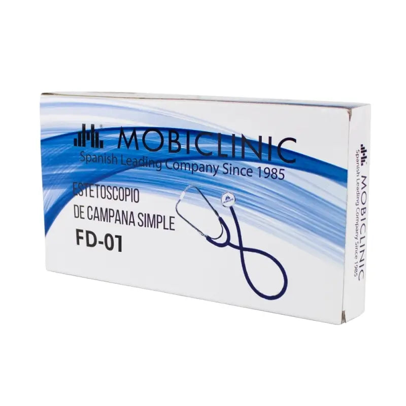 Stéthoscope Mobiclinic - Une cloche - Confortable - Précis - Ergonomique - Bleu marine