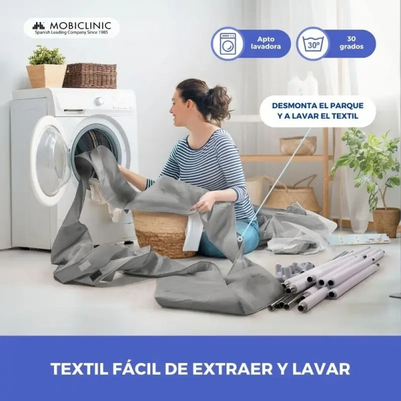 Mobiclinic Happyland aire de jeux pliable Gris