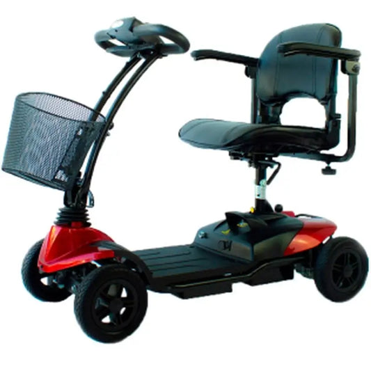 Mobiclinic Scooter de Mobilité Réduite - Auton. 10 Km - 4 Roues - Compact & Détachable - 12Ah - 250W - Virgo - Mobiclinic
