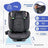 Mobiclinic Siège auto pour bébé Lionfix Max 100-150 Cm Noir