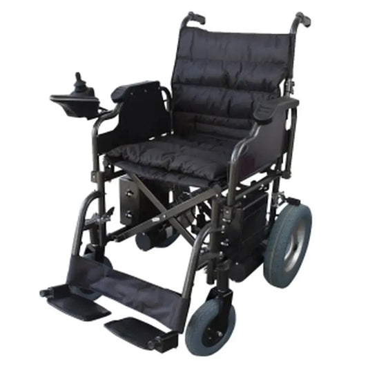 Fauteuil roulant électrique pliant Mobiclinic - Auton. 20 Km - 20Ah - Moteur - Acier - Noir - Cenit