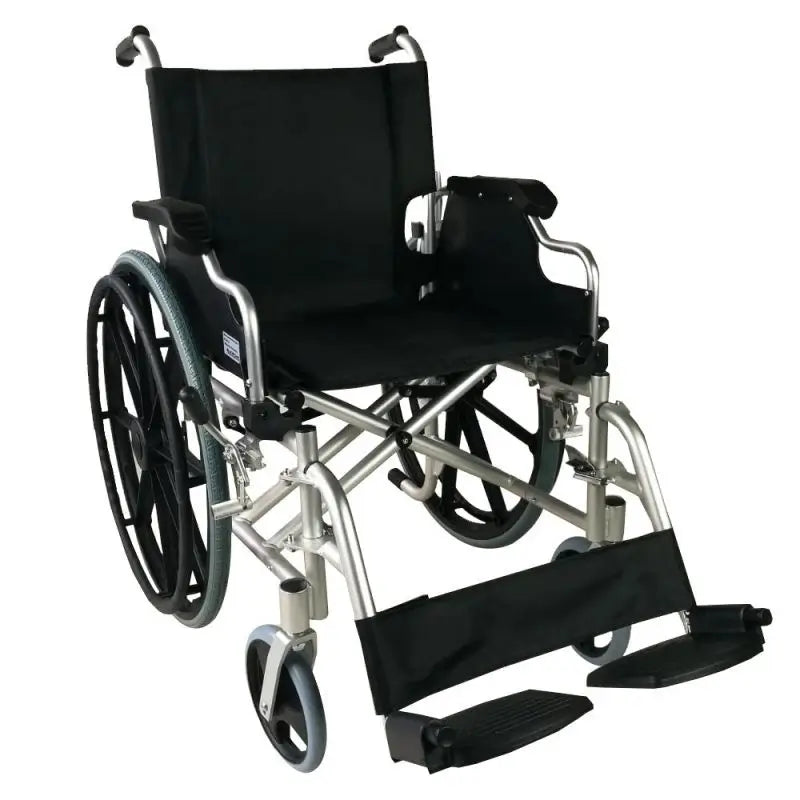 Mobiclinic Fauteuil roulant pliant en aluminium Accoudoirs pliants Accoudoirs pliants et repose-pieds amovibles Grandes roues Opera Top