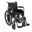 Mobiclinic Folding Wheelchair With Removable Rear Wheels Black