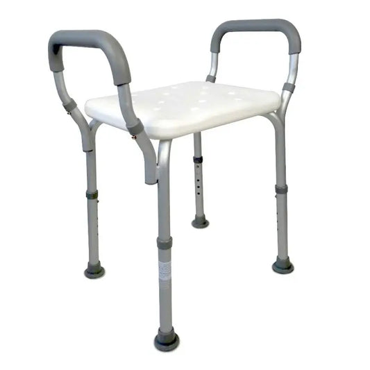 Mobiclinic Bathroom Chair With Adjustable Height And Armrests