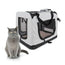 Mobiclinic Pet Carrier pliable Grey Baloo Size M