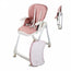 Chaise haute Mobiclinic Simba rose