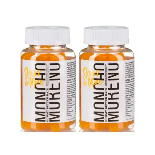 Moncho Moreno Gummy Stress No More, paquet de 2 x 60 unités