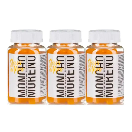 Moncho Moreno Gummy Stress No More, paquet de 3 x 60 unités