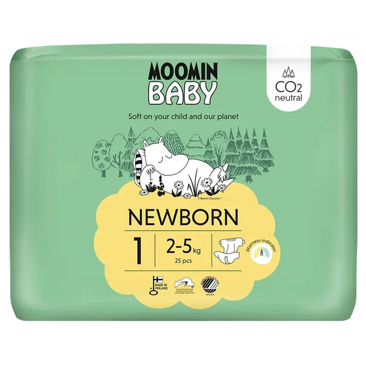 Couches pour bébés Moomin Taille 1 , 25 unités