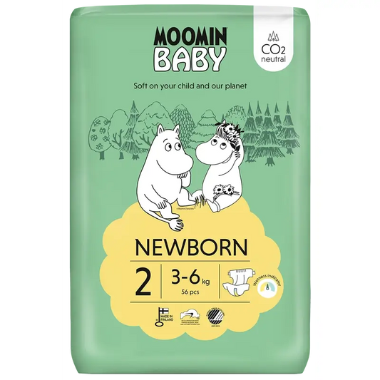 Couches pour bébés Moomin Taille 2 , 56 unités