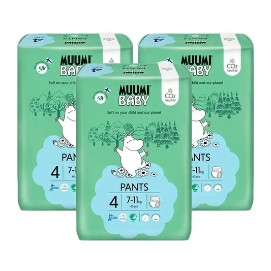 Couches d'apprentissage Moomin Baby Taille 4, 3 x 40 pcs.