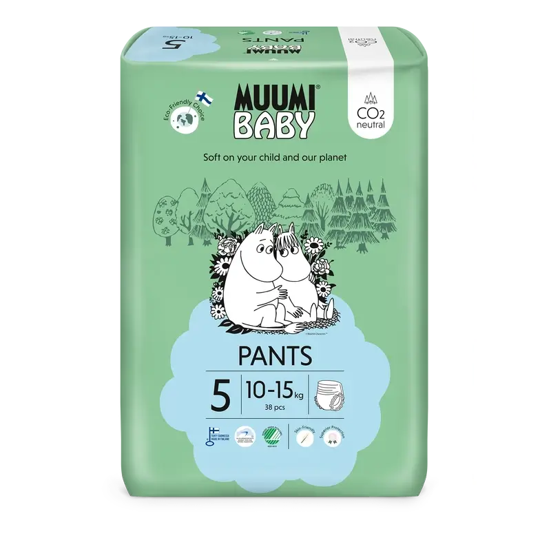 Couches d'apprentissage Moomin Baby Taille 5 , 38 pcs.