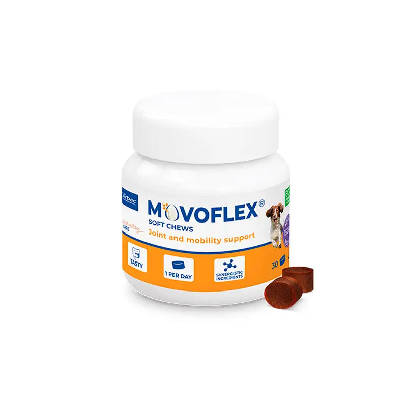 Movoflex Chondroprotecteur Chiens Moyens 15-35kg, 30 Comprimés