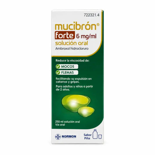 Mucibron Forte 6 Mg/ ml Solution buvable 250 ml