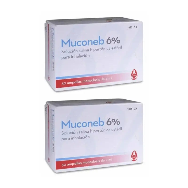 Muconeb 6% solution saline, 2X30 ampoules