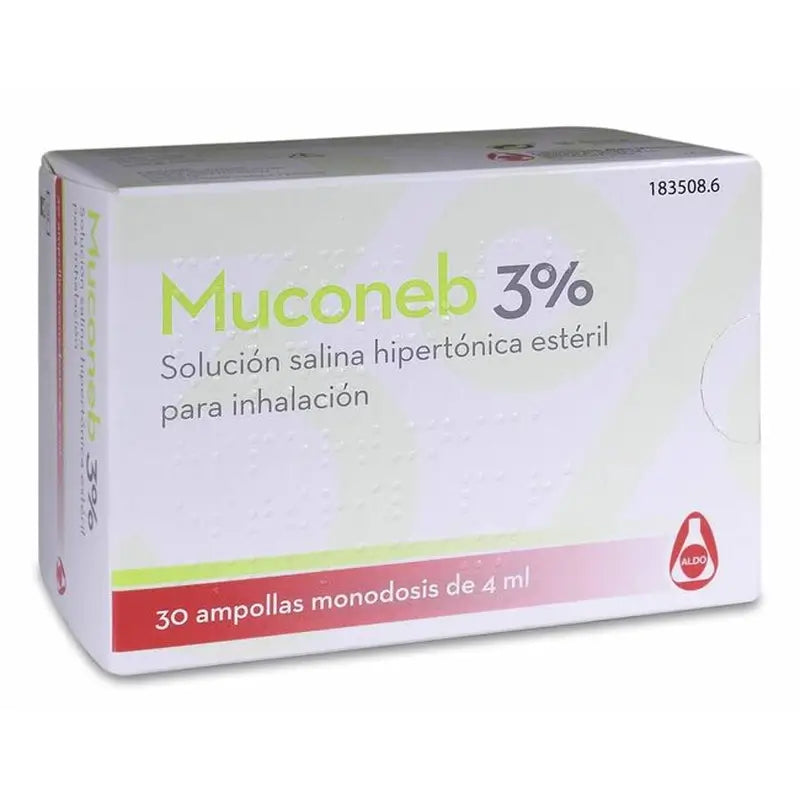 Muconeb 3% solution saline, 30 ampoules