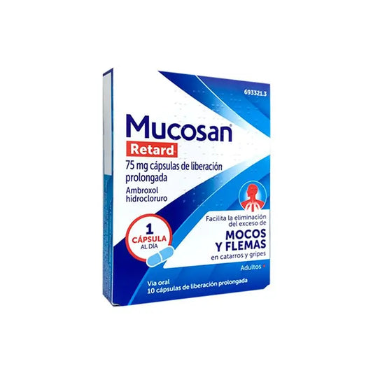 Mucosan Retard 75Mg Libération prolongée, 10 gélules