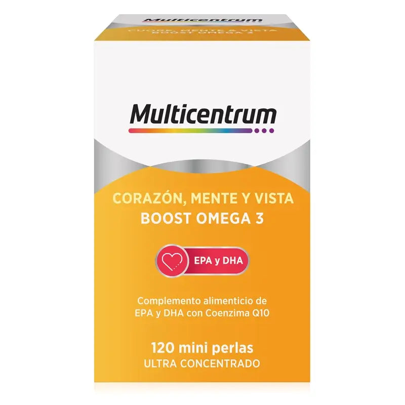 Multicentrum Boost Omega 3 , 120 comprimés