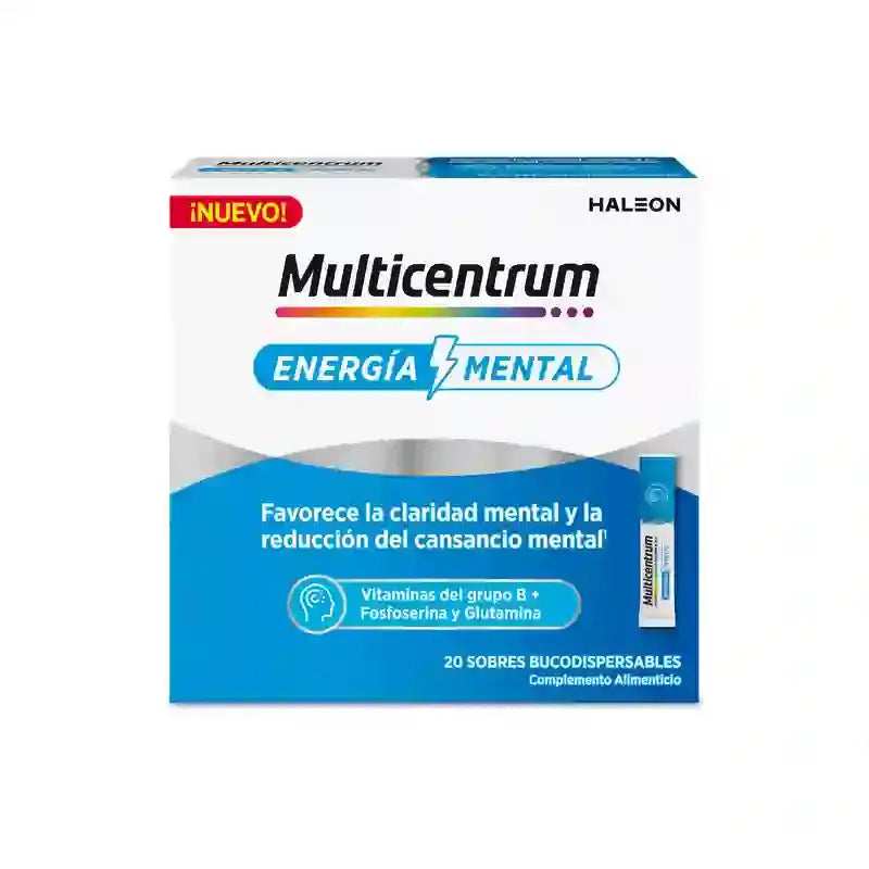 Multicentrum Energie Mentale, 20 Sachets Bucodispersibles