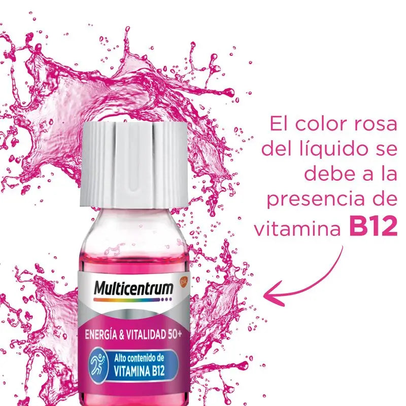 Multicentrum Energie & Vitalité 50+, 30 flacons