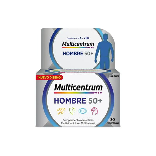 Multicentrum Men's 50+ Multivitamin, 30 Comprimés