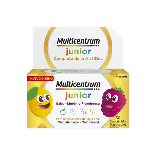 Multicentrum Junior Multivitamine + 4 ans, 30 comprimés