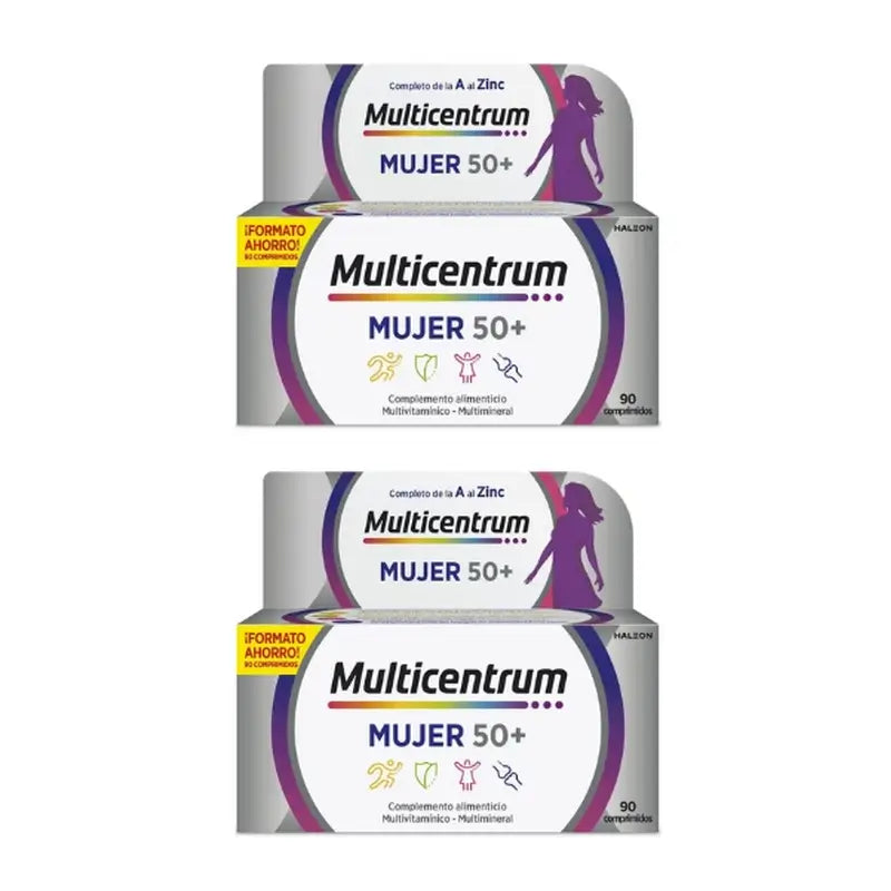 Multicentrum Women 50+ Multivitamin Multivitamin, 2X90 Comprimés
