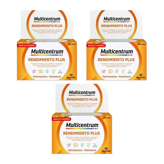 Multicentrum Performance Plus Multivitamin Pack 3 x 30 Comprimés