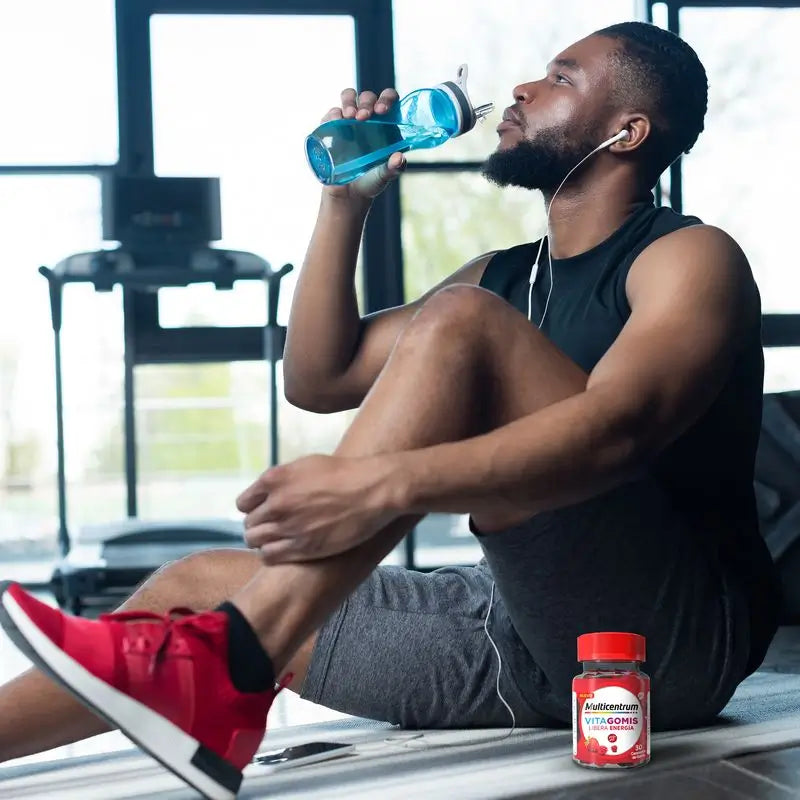 Multicentrum Vitagomis Energy, Complément alimentaire multivitaminé en gommes, 30 unités
