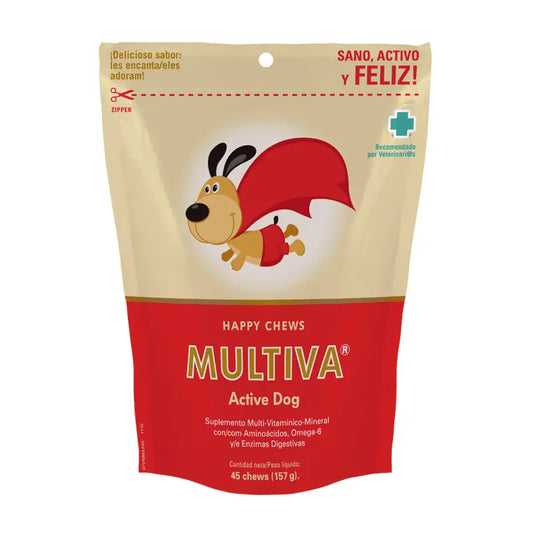 Vetnova Multiva Active Dog, 45 Chews, snack for dogs