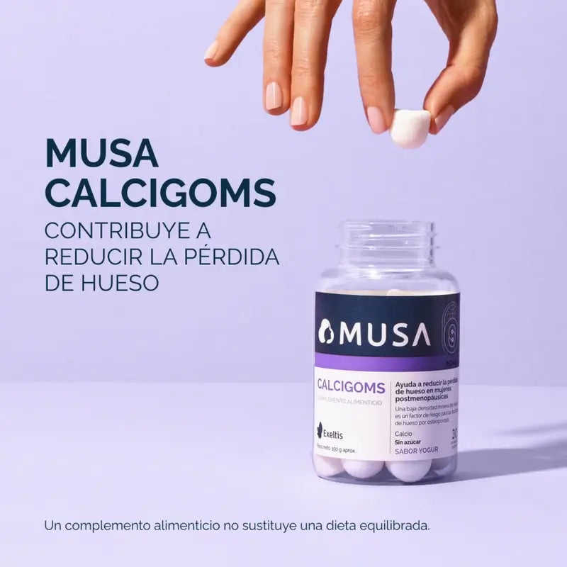 Musa Calcigoms Gummies Clacio , 3 x 30 gélules