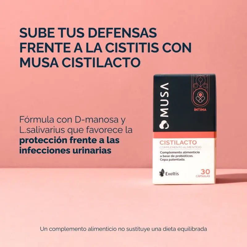 Musa Cistilact Probiotique Cystite, 30 gélules