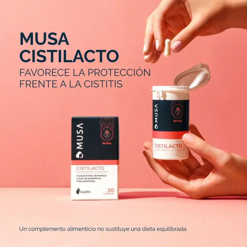 Musa Duplo Cistilacto Probiotique Cystite , 2 x 30 gélules