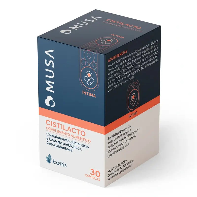 Musa Duplo Cistilacto Probiotique Cystite , 2 x 30 gélules