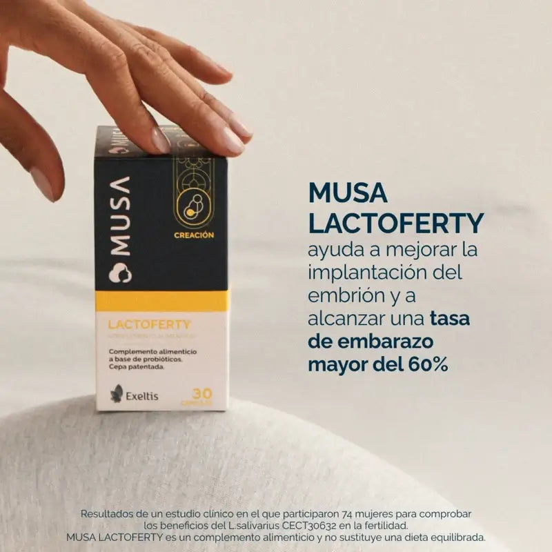 Musa Duplo Lactoferty Probiotique Fertilité , 2 x 30 gélules