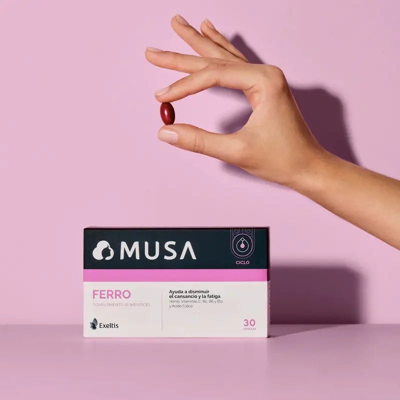 Musa Ferro Supplément Alimentaire en Fer, 30 gélules