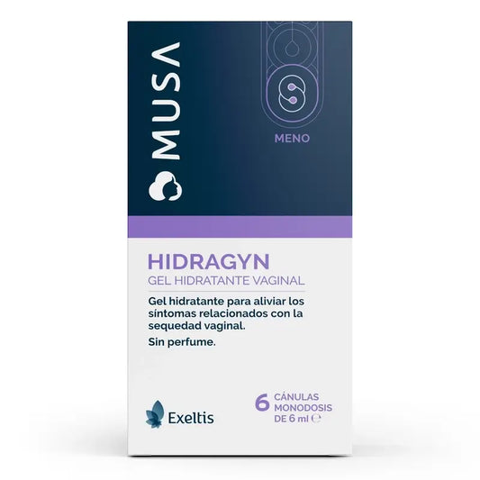 Musa Hydragin Hydratant vaginal, 6 canules