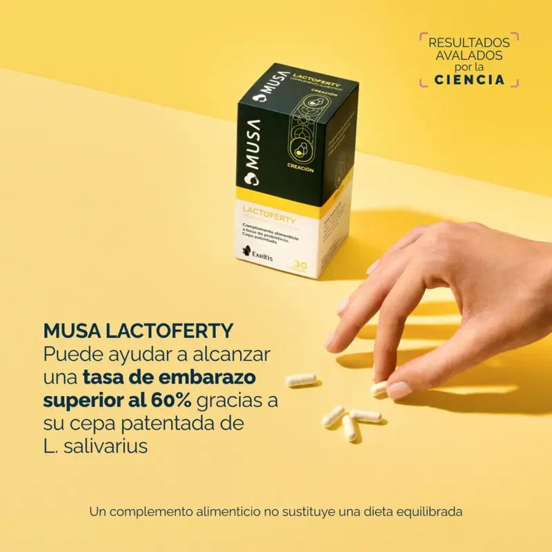 Musa Lactoferty Probiotique Fertilité, 30 gélules