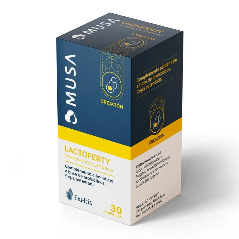 Musa Lactoferty Probiotique Fertilité, 30 gélules