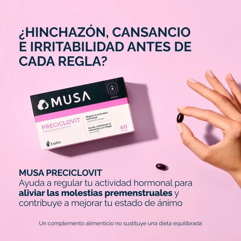 Musa Preciclovit Prémenstruel, 60 gélules