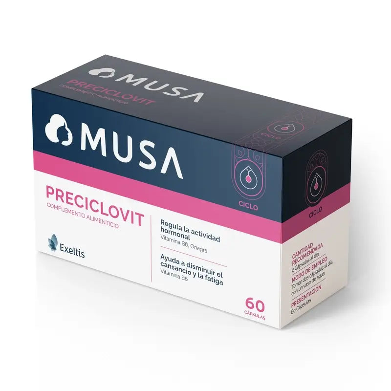 Musa Preciclovit Prémenstruel, 60 gélules