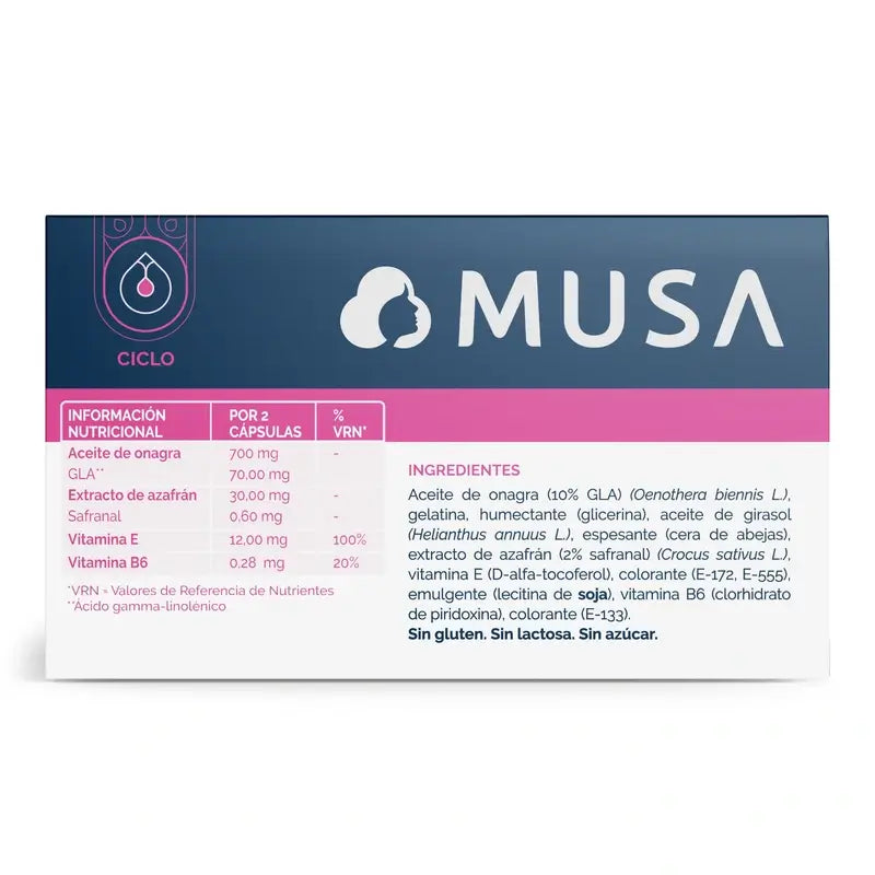 Musa Preciclovit Prémenstruel, 60 gélules