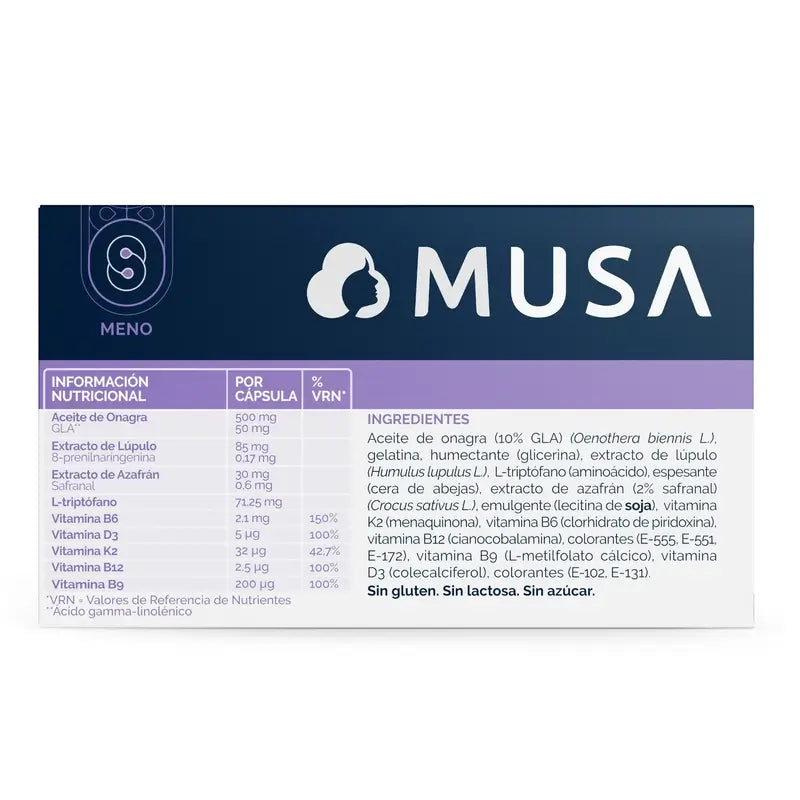 Musa Triplo Complément Alimentaire Ménopause , 3 x 30 gélules