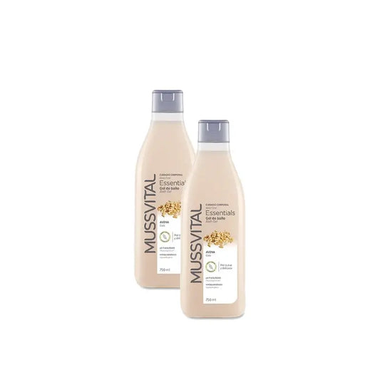 Mussvital Botanics Gel à l'avoine, 750 ml, lot de 2