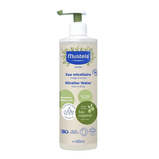 Eau micellaire bio de Mustela, 400ml