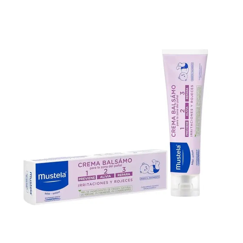 Layette pour bébé de Mustela, grise
