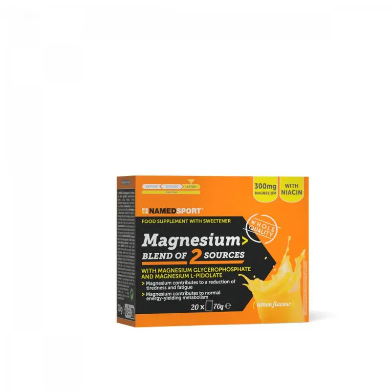 Named Sport Vitamines & Minéraux Magnésium Mélange de 2 Sources , 1 boite de 20 sachets