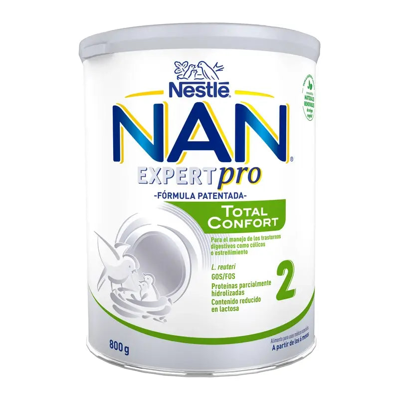 Lait infantile Nestlé Nan Total Comfort 2, 800g