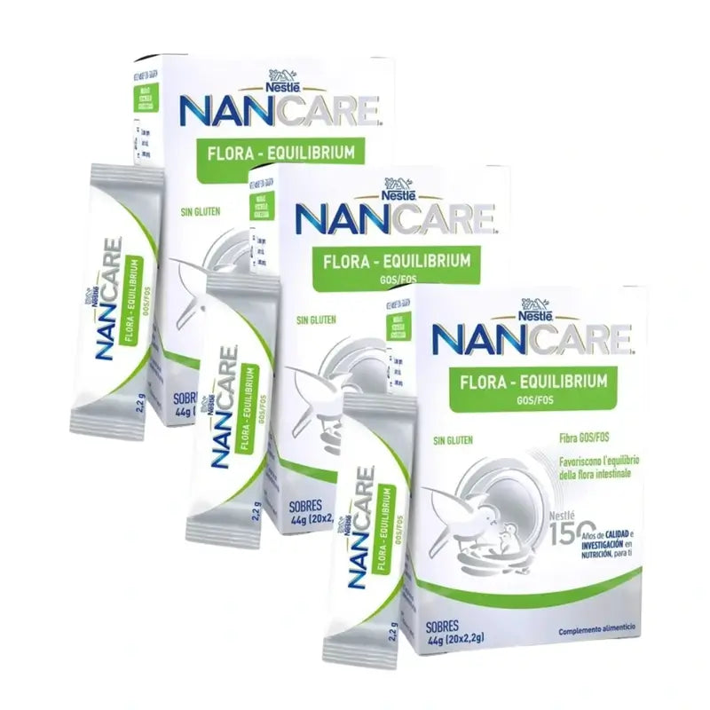 Nancare Flora-Equilibrium, 20X2,2 Gr, paquet de 3